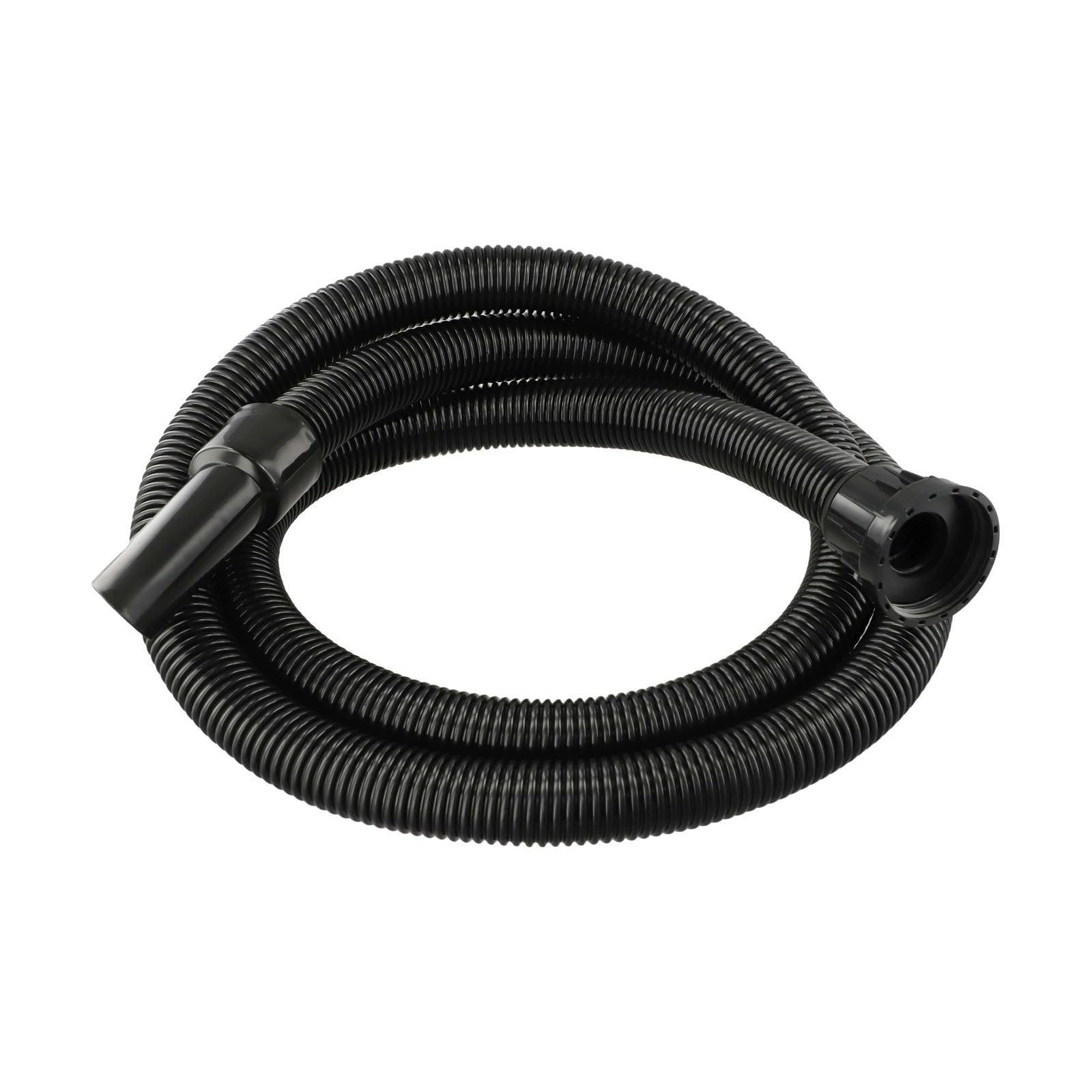 EasyByMall Juego de manguera de vacío para limpiadores Numatic Henry, James, Harry y Basil, kit de repuesto negro de 2,5 m con adaptador y boquilla de succión plana