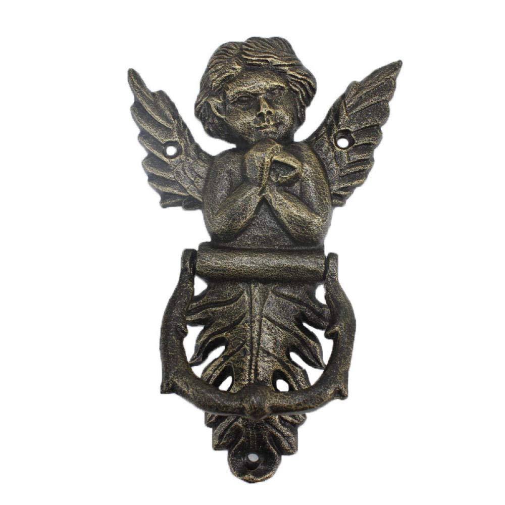 Heurtoir de porte en fonte pour décoration de cour et jardin rétro