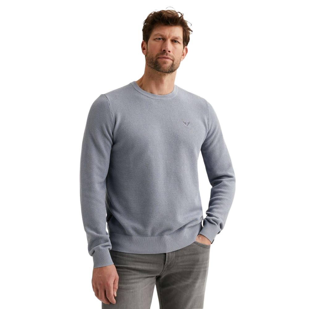 PME Legend Herren Rundhals Pullover R-Neck Cotton MODAL - Regular Fit S - 5XL