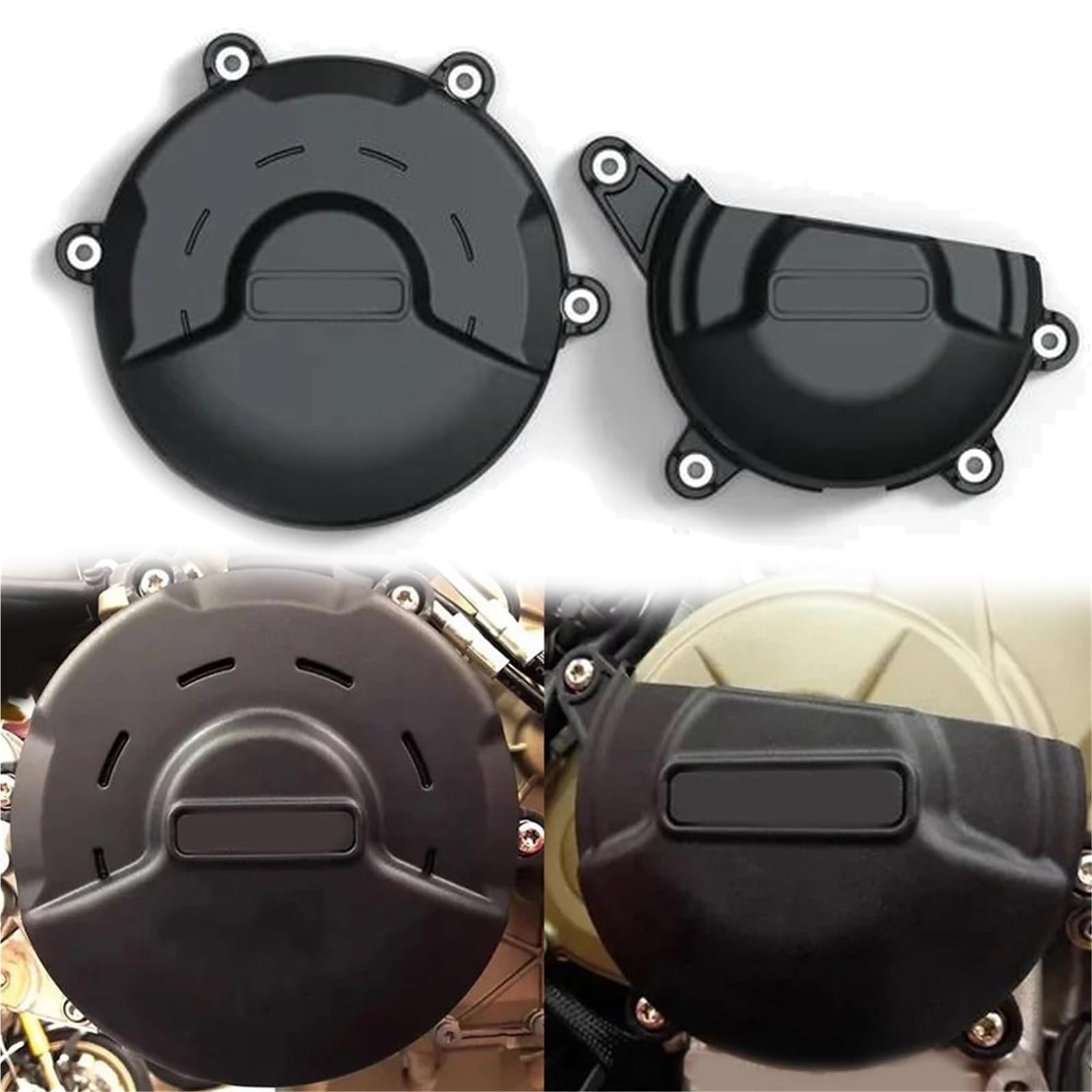 Housse moteur Ducati Panigale V4 protection carbone premium pour moto sportive