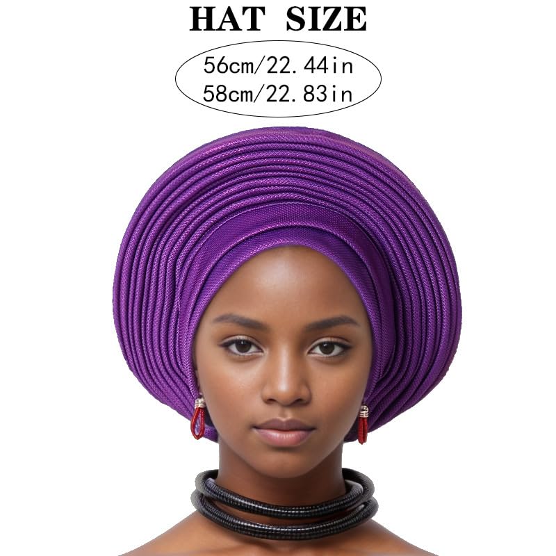 Amazon.com: Generic Nigeria Head Ties Wedding Party Headgear  display picture 1