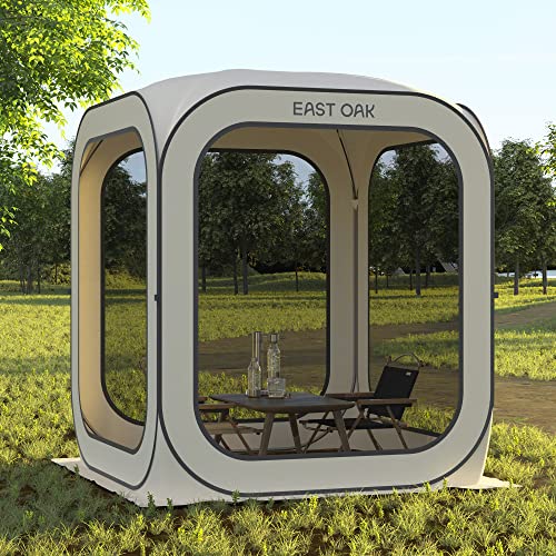 East Oak SCH23001 Screen House Tent Pop-Up, Portable Screen Room Canopy Instant Screen Tent 6 X 6 Ft thumb #7