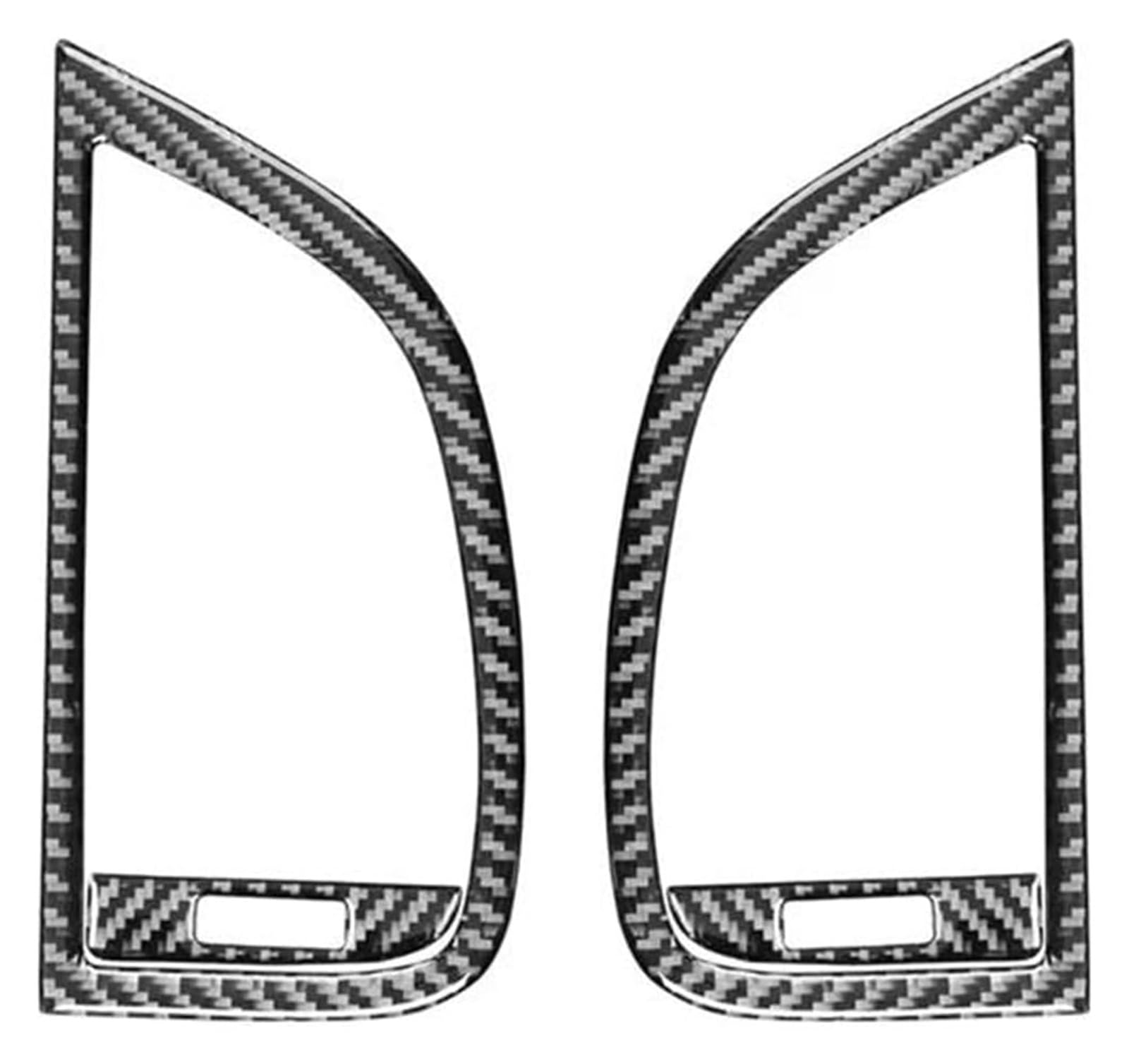 Center Console Trim for Q7 2007-2015 Dashboard Left and Right Air Vents Decora Sticker Cover Frame Interior