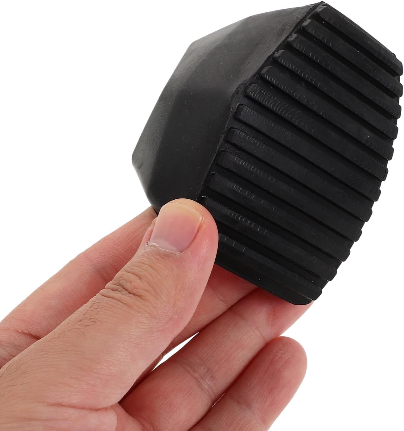 1 Pair Rubber Car Pedal Pads Black Clutch and Brake Pedal Covers Wear Resistant Easy Installation Replacement for Compatible 207 208 301 C3 C4 Models