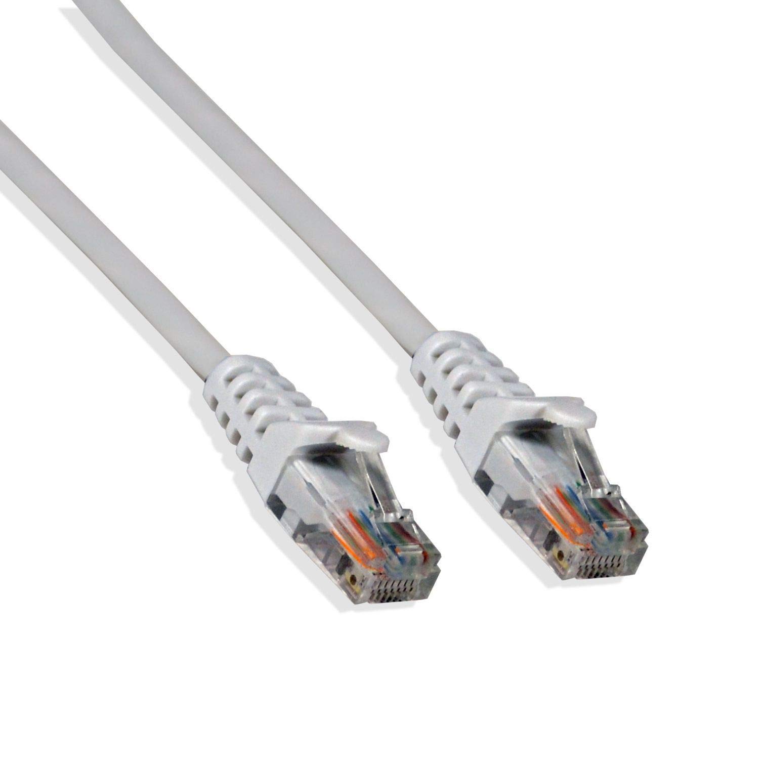 Lot De 50 Câbles Ethernet RJ45 Cat5e 1,5 M (5 Pieds) - Blanc - Parts Paradise