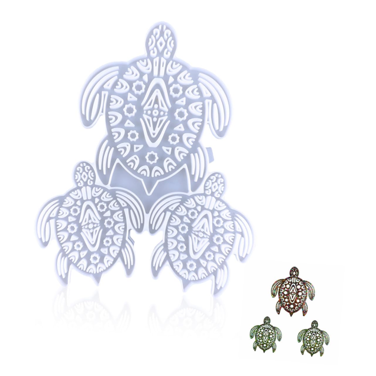 TEHAUX Stampo Silicone Forma Di Per Kit Fai Da Te Materiale Sicuro e Flessibile Facile Da Pulire e Riutilizzabile Decorazione Per Ornamenti Murali Creativo Per Hobby