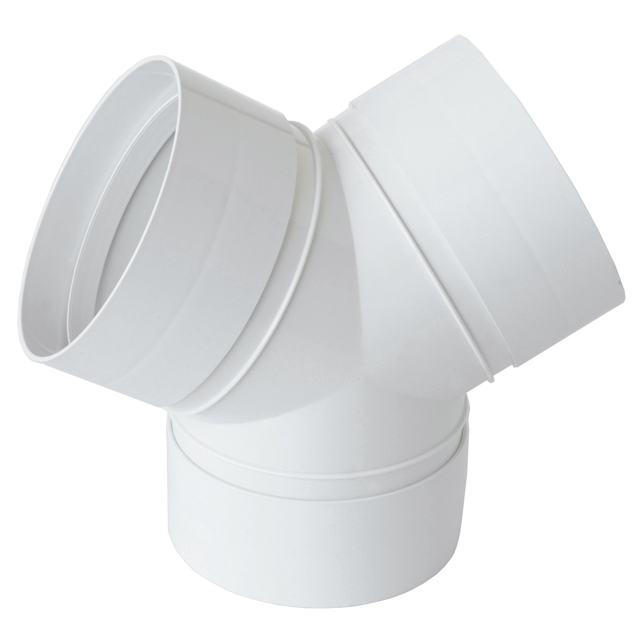 Raccord en Y en ABS ø 125 mm améliore le flux d'air de votre ventilation