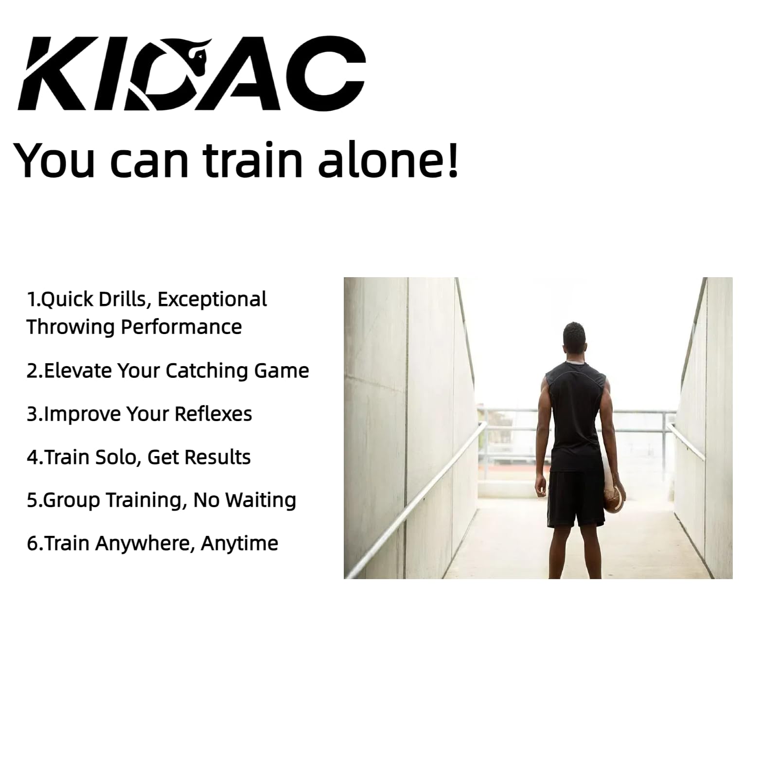 Kidac 9 Size Football Training Equipment Youth– Fun Sports & Outdoors Toy,Football Practice,Throwing Machine,MVP Skills Game,6pcs Accessories