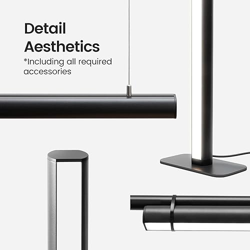 Miniatura 6 de MistyJungle Luz de cultivo para plantas de interior, 4 modos de montaje de espectro completo, tubo de brillo regulable, lámpara LED de cultivo de