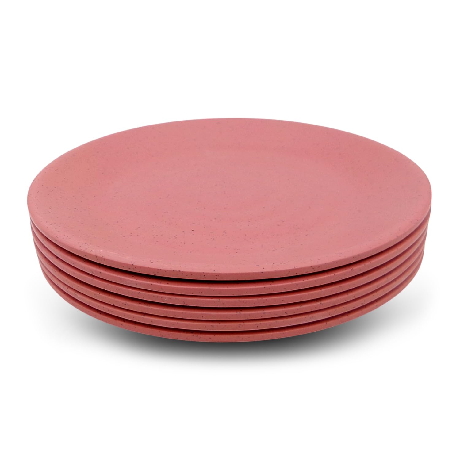 Superware | Pure Melamine | Round Buffet Plate Set - Pink Sand 12.5" (6 nos.) | Stain Free, Glazed Finish 2