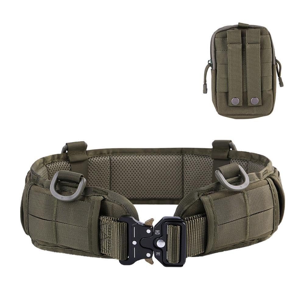 Cinturón de cintura acolchada MOLLE para expediciones de camping y supervivencia