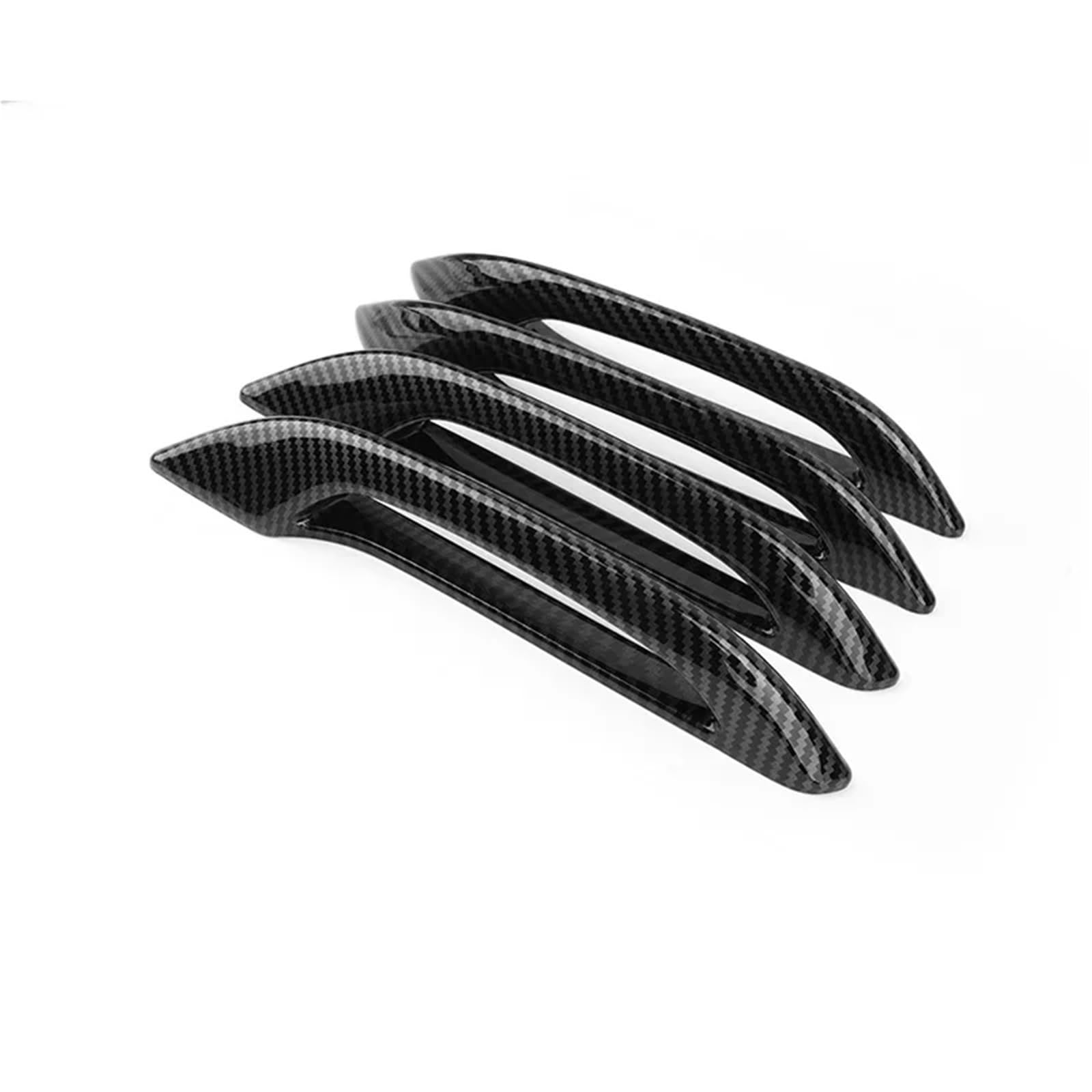 BQWYEDPL Car Anti-Icing Door Handle Fit for Tesla Fit for Model Y/3/3+ Highland 2024 Car Door Latch Handle(4pcs Bright Carbon)