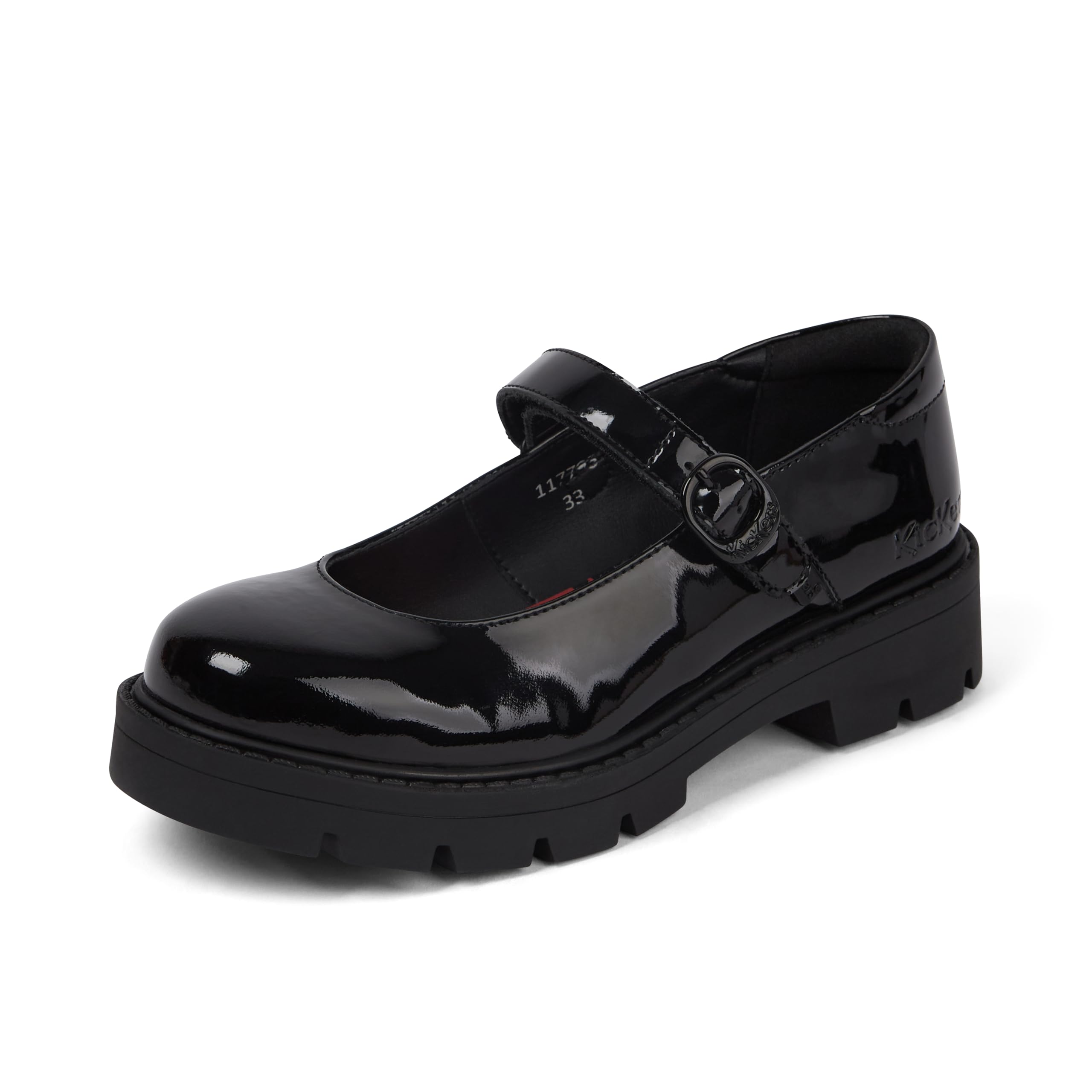 Kickers Junior Kori Mj Doll Patl Jf Blk, Black, Size 13 Younger