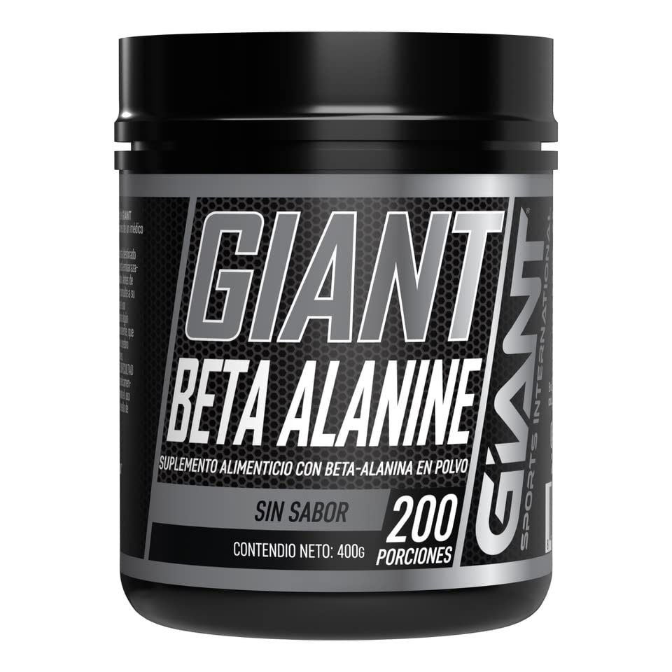 Beyond Raw, Giant Sports International | Beta-Alanina En Polvo de Alta Pureza | 400 gr 200 porciones | Sin Sabor