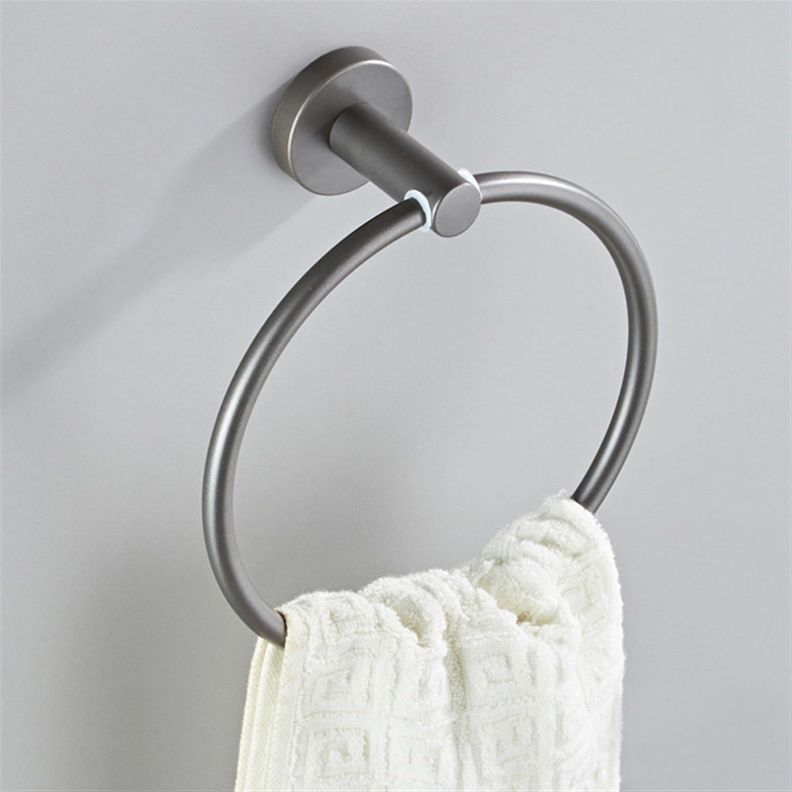 BIVOO Toallero de Pared Gris latón, toallero, Accesorios de baño, toallero Redondo de 18CM