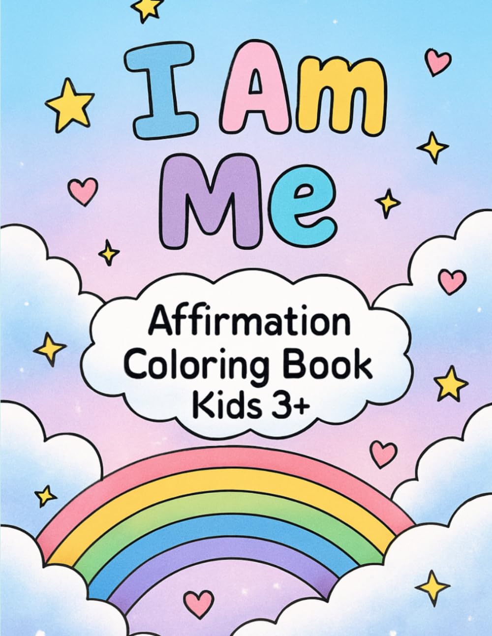 I Am Me: Affirmation Coloring Book for Little Learners: Positive Affirmations and Fun Coloring Pages for Kids 3+