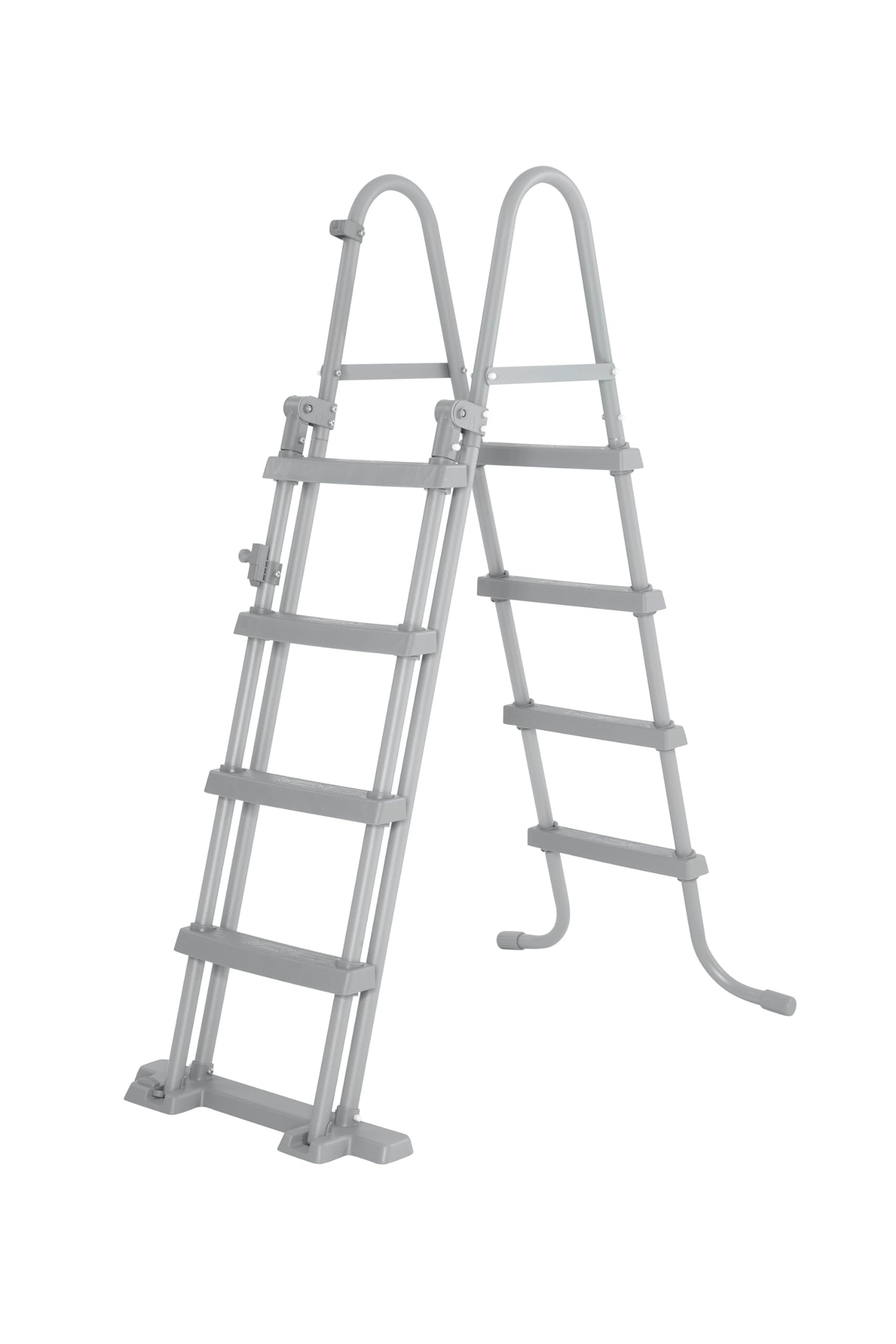 Bestway Escalera para Piscina, de 48'/​1,​22 m abatible y con Seguro