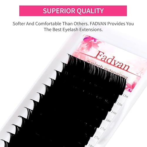 Miniatura 6 de Racimos de pestañas de 10203040, racimos de pestañas de injerto de raíces C, rizo C de 81012140.630 in, longitud mixta, pestañas individuales,