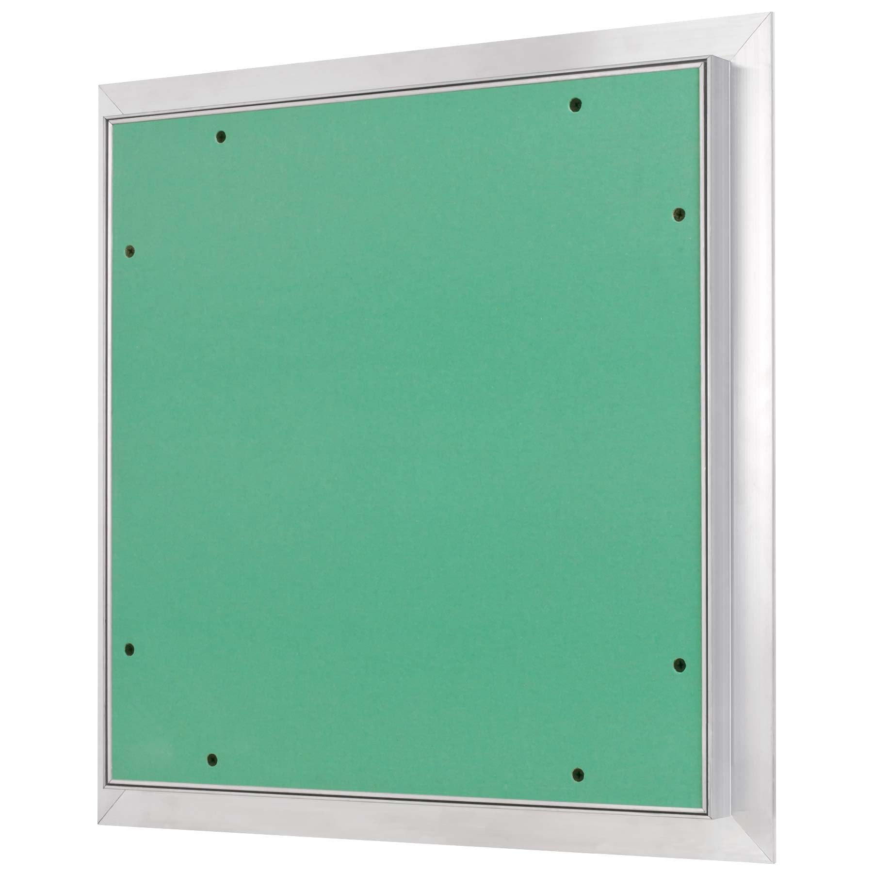 Revisionsklappe Trockenbau 400 x 400 mm – Revisionstür - Wartungsklappe mit 25 mm imprägnierter GK-Einlage und Druckverschluss – aus korrosionsbeständigem Aluminium – befliesbar – MW multi werkzeug