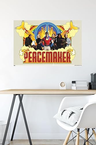 Miniatura 4 de Trends International DC Comics TV Peacemaker - Póster de pared grupal, 34 pulgadas de largo x 22.4 W, versión premium sin marco