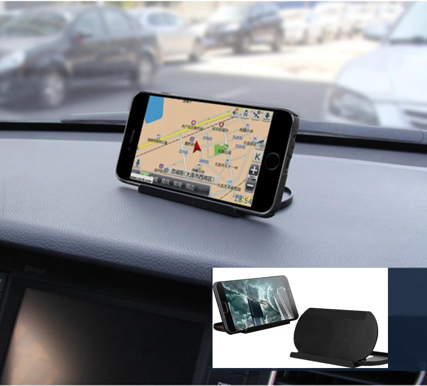 LAKUB Dashboard GPS Mount, Car Phone Holders, Phone Holders
