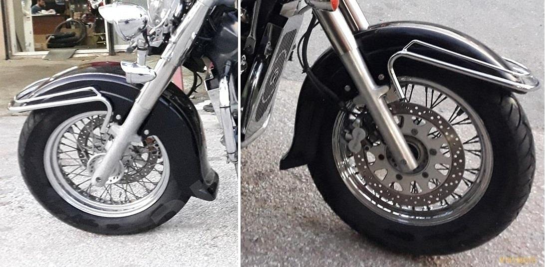 Suzuki C800 C 800 Intruder Front Fender Chrom Stoßstange Zierleiste