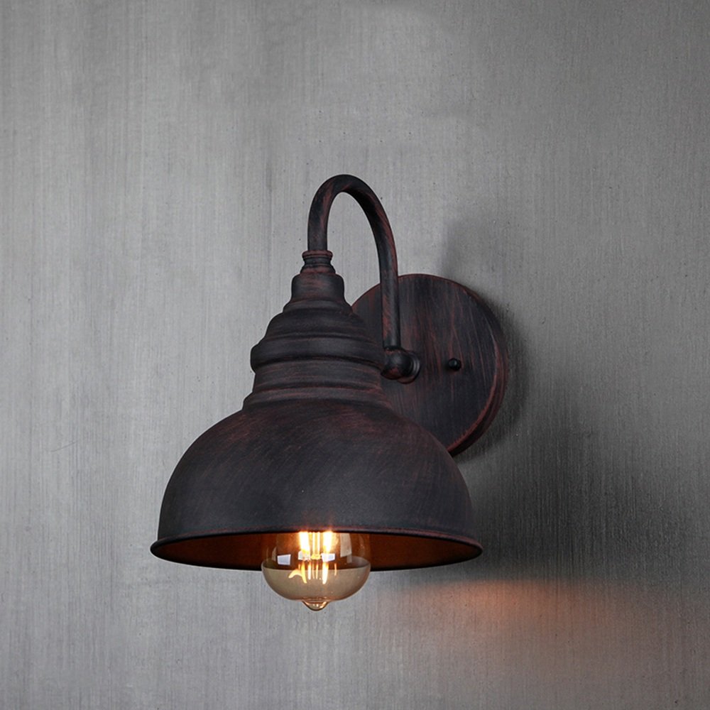 retro viento industrial luz de pared al aire libre europeo iluminación exterior impermeable lámpara de jardín creativa americano balcón escaleras fuera de pared proyectores