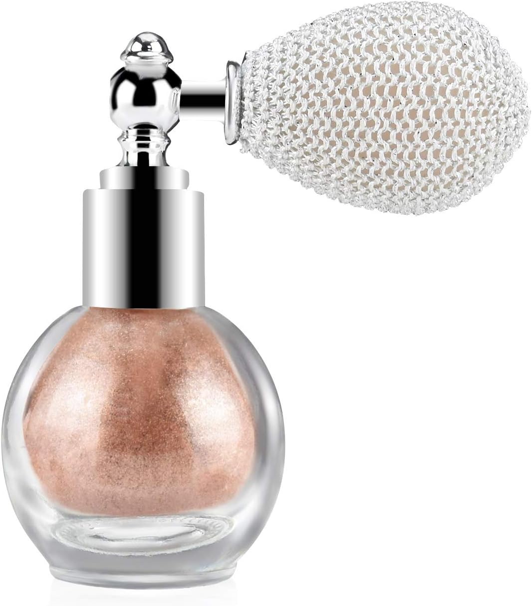 Ownest Highlighter Powder Spray, Glitter High Gloss Spray Shimmer Sparkle Powder Makeup Spray, for Face Body Cosmetic-Champagne Gold : Beauty & Personal Care