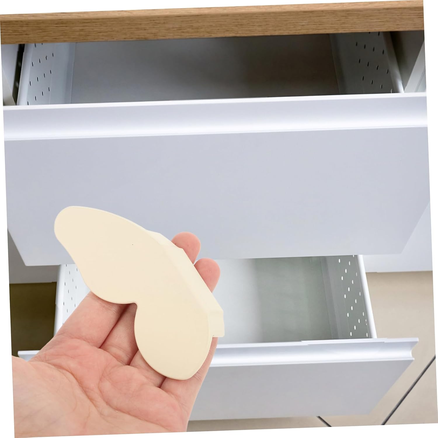 1pair Cute Butterfly Cabinet Door Handles Decorative Furniture Knobs for Wardrobe Drawer Shoe Cabinet Cupboard Easy Installation Multipurpose Use Design Off