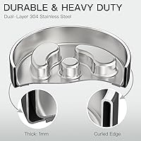 Vista 5 de Cuenco para perro de alimentación lenta, 1 taza para cachorros pequeños, cuenco de rompecabezas de acero inoxidable 304 de doble capa, antiasfixia