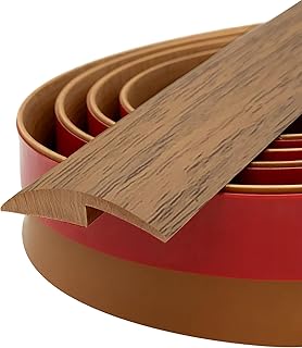 Carpet Floor Transition Strip, Self-Adhesive Carpet to Tile Transition Edging Trim Suitable for Door Threshold/Wood Floor, Cover Height Within 5mm – Brown(10Ft)