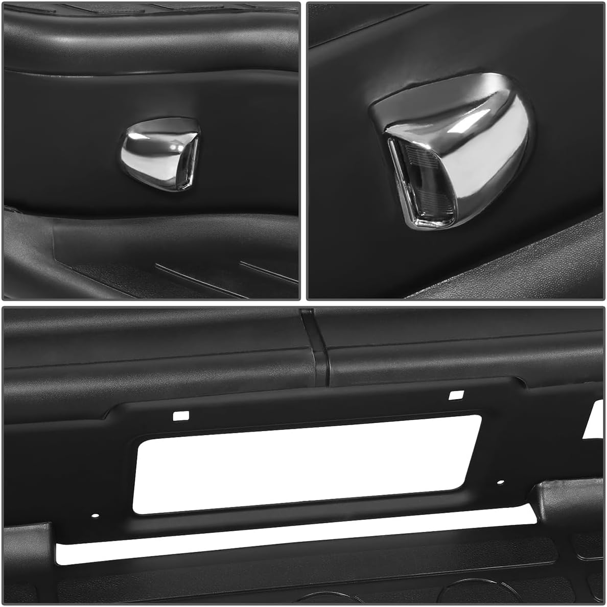 Steel Rear Step Bumper Assembly Compatible with Chevy Suburban 1500 2500 00-06, Compatible with Tahoe 00-06, Compatible with GMC Yukon XL 1500 00-06 Black GM1102384