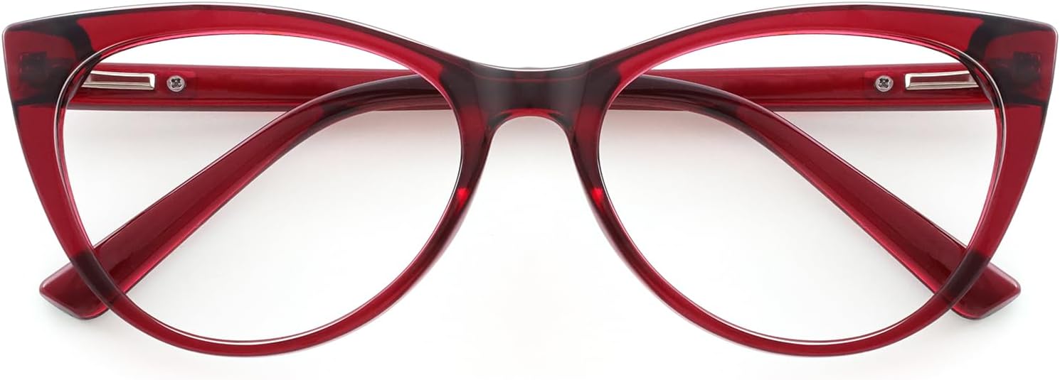Cat Eye Blue Light Blocking Glasses for Women Retro 90s Frame Glasses Computer TV Eyeglasses Anti Eyestrain