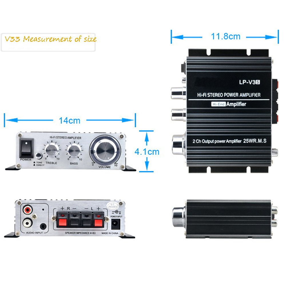 Amazon.co.jp: PolarLander Digital LP-V3 Hifiステレオパワー 