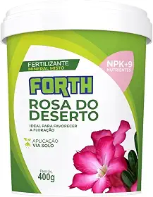 Adubo Fertilizante Forth Rosa Do Deserto 400g Floração Flor