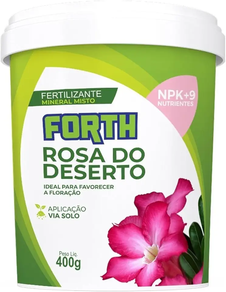 Adubo Fertilizante Forth Rosa Do Deserto 400g Floração Flor