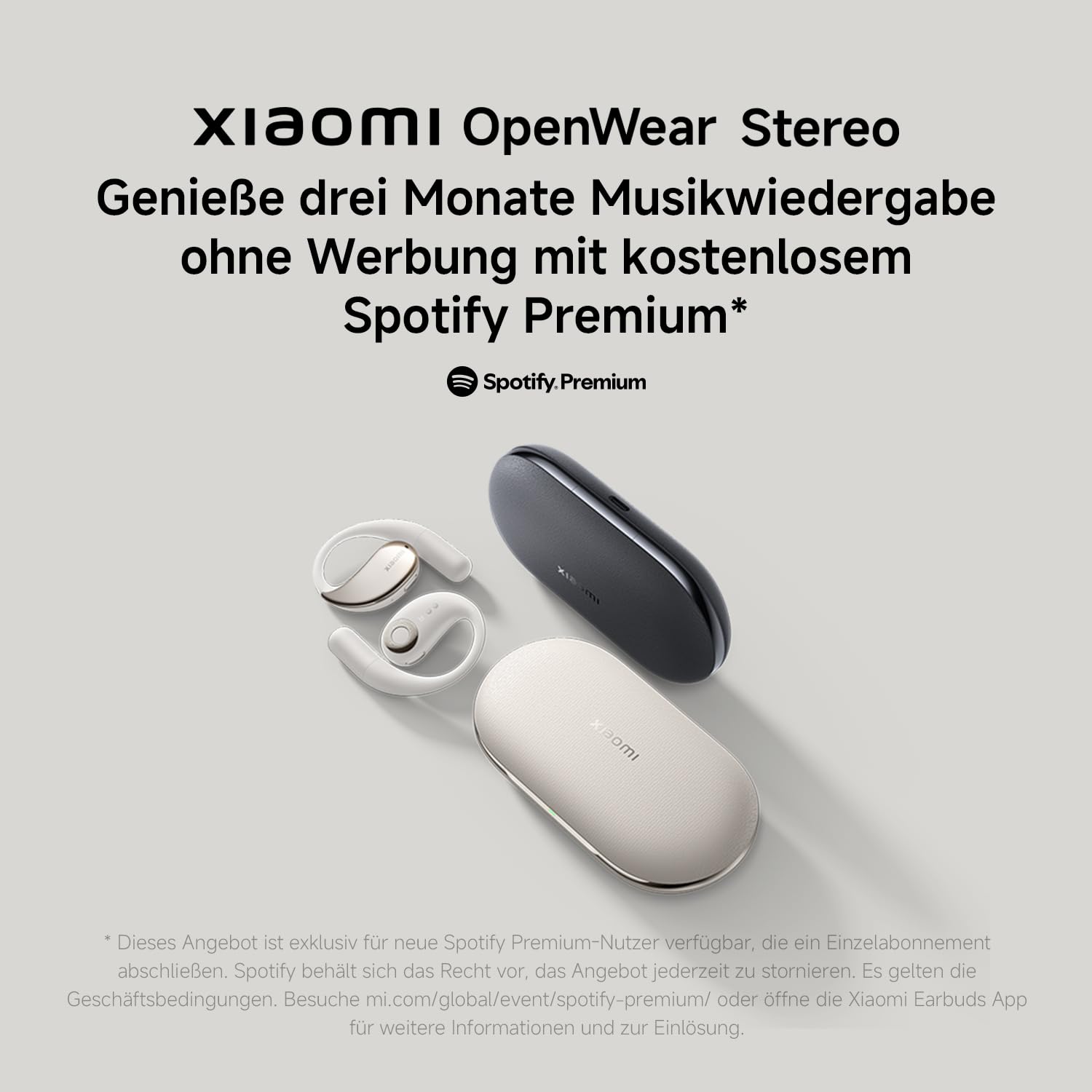 Xiaomi OpenWear Stereo - Leichter Bluetooth Open Ear Kopfhörer für den ganzen Tag mit 7.5 + 38.5 Stunden Akkulaufzeit, Hi-Res Audio… – Ansicht 3