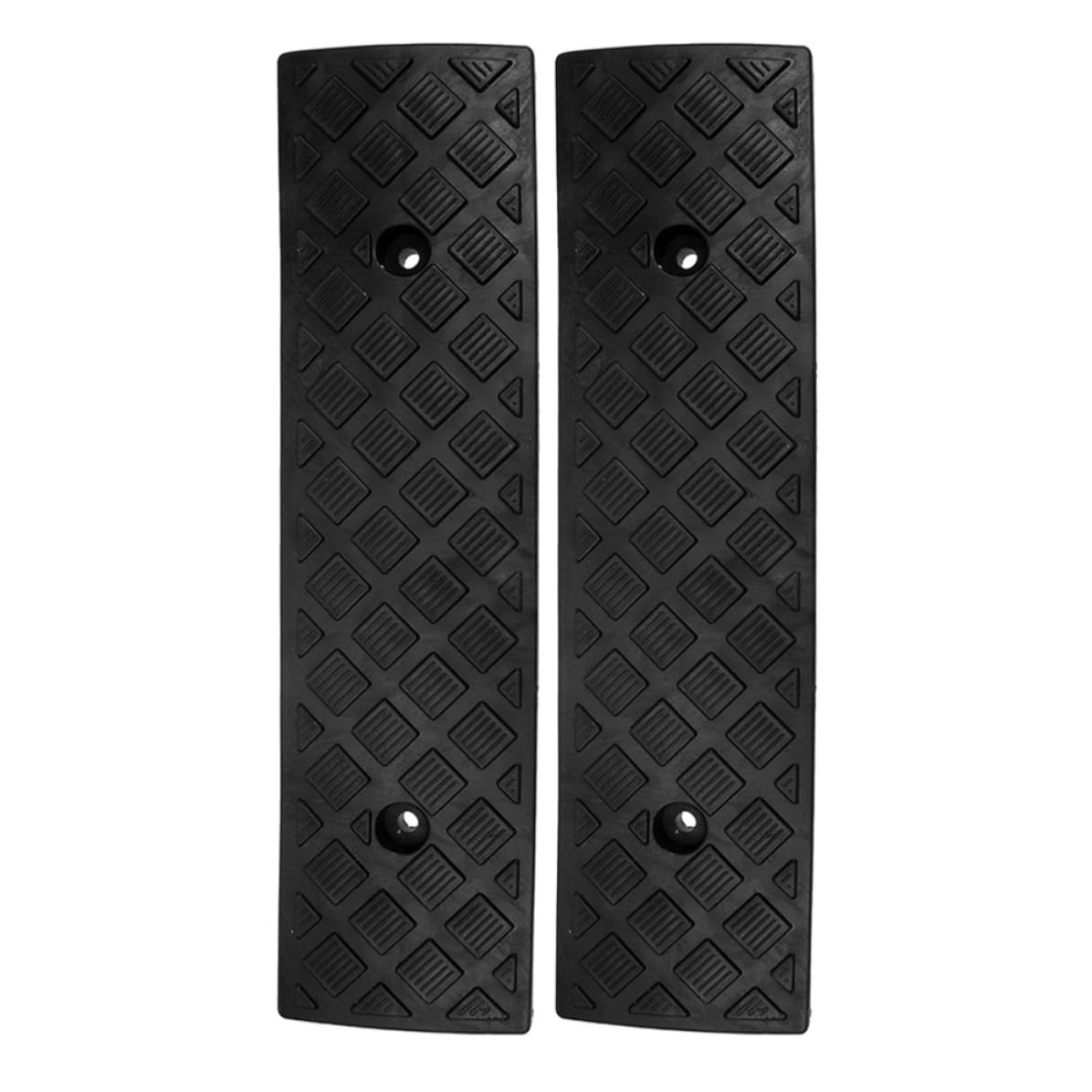 Rampas antideslizantes SUPVOX de plástico negro para umbrales y sillas de ruedas