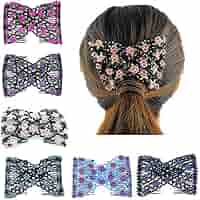 ヘアアクセサリー perverze double comb clip Amazon.com : Magic Hair Combs, Double Stretch Combs Bun Hair