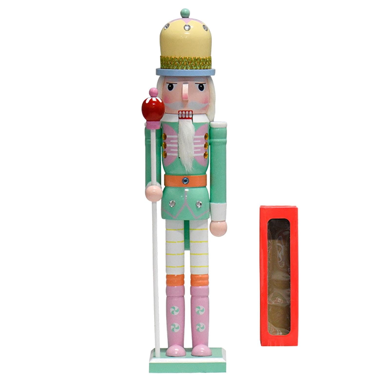 Figurines casse-noisette de Noël, cadeau en bois traditionnel de 50 cm pour la famille