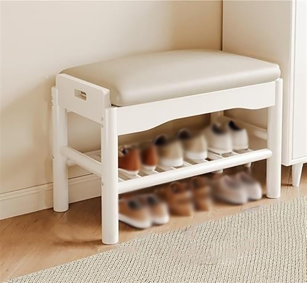 Banc à chaussures pour stopper le désordre de l'entrée avec assise confort