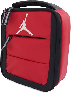 Amazon Nike ナイキ ナイキ ジョーダン Nike Jordan ジャンプマン ランチボックスバッグ レッド シルバー Nike ボール シューズバッグ