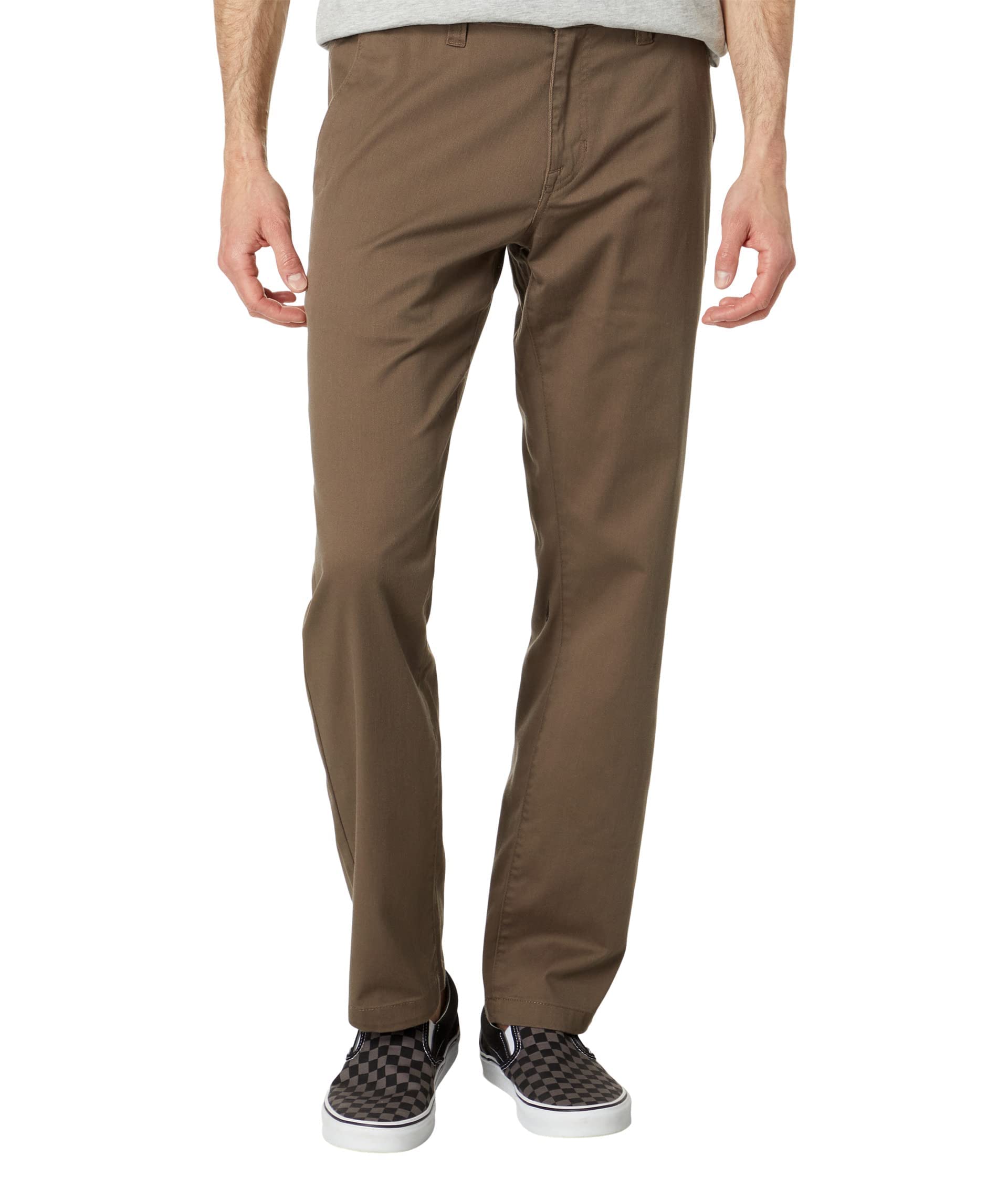VolcomMen's Frickin Modern Stretch Chino Pants Mushroom