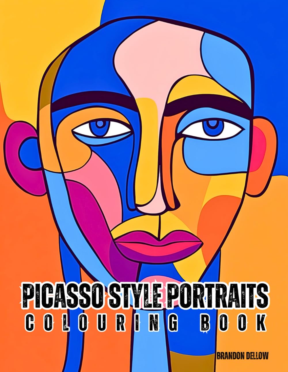 Picasso Style Portraits Colouring Book: A Creative Journey into Abstract Art and Cubism for Kids | Mindfulness Relaxation Activity