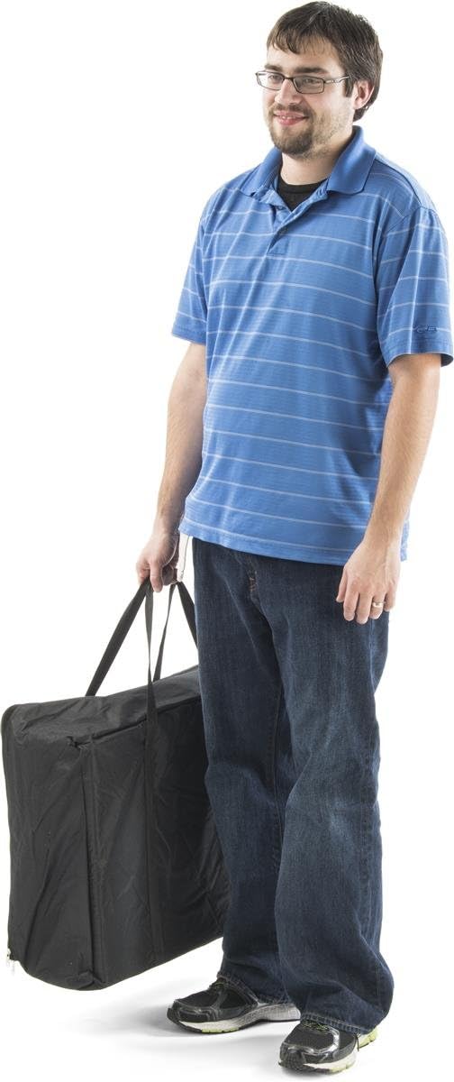 Displays2go Collapsible Magazine Holder, Multiple Pocket, Steel, MDF – Black (6LPBKTBK)