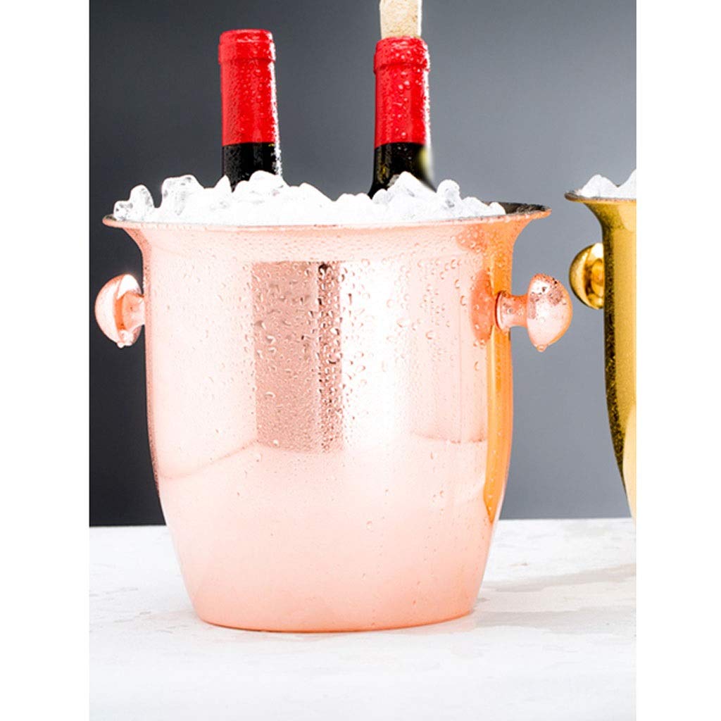 Secchiello per il ghiaccio Secchiello per il ghiaccio in acciaio inossidabile addensato Maniglia biauricolare Ristorante Bar Secchiello per vino Champagne Secchiello per il ghiaccio per bevande Vaso