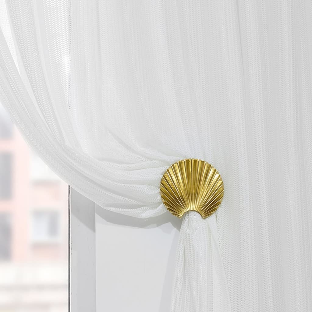Holdback con Tenda in Ottone, Tenda d' Epoca Tenda tiebacks, Leggera Decorazione di Lusso Tenda tieback Ganci, Accessori for la casa 2 pz