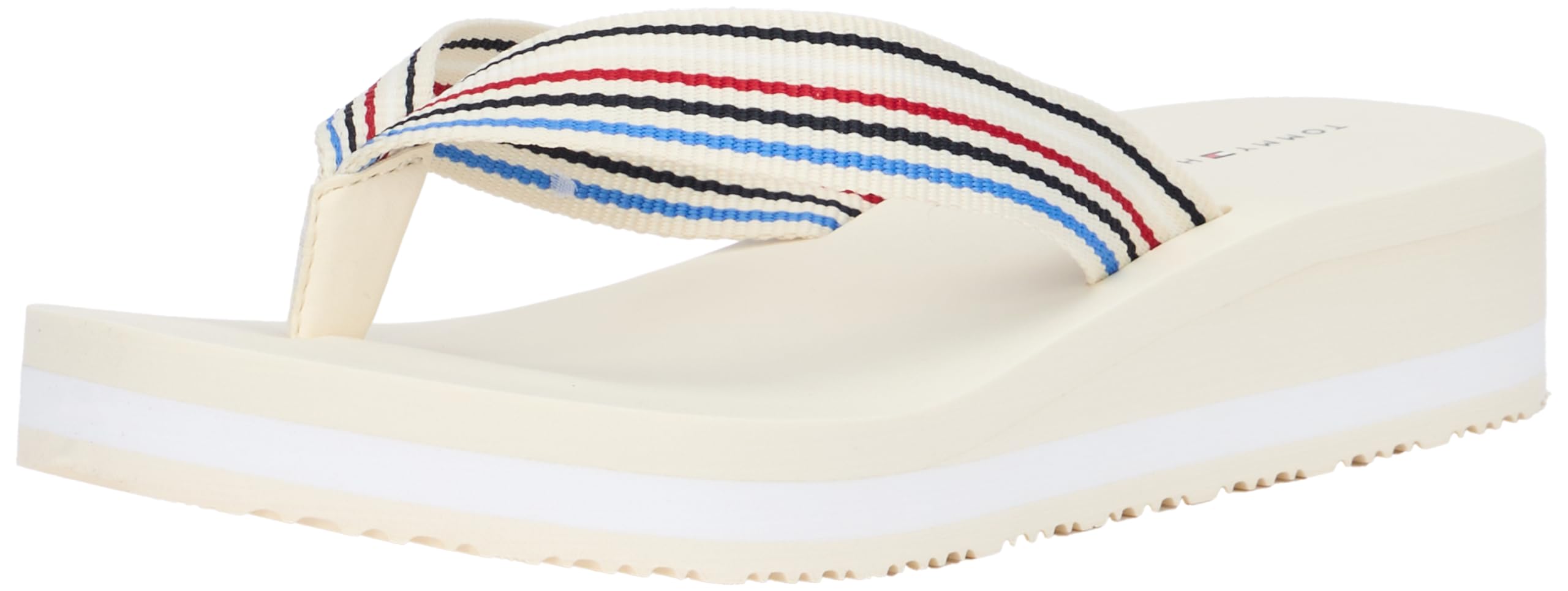 Tommy Hilfiger Wedge Stripes Beach Sandal Fw0fw07858, Chancla Mujer