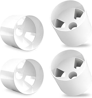 4PCS Golf Hole Cup,ABS Ivory White Plastic Golf Cups,Dimension 4" Depth, Diameter 4 1/4 inches,Fits PGAL|PGA|USGA Regulations,for Backyard Practice