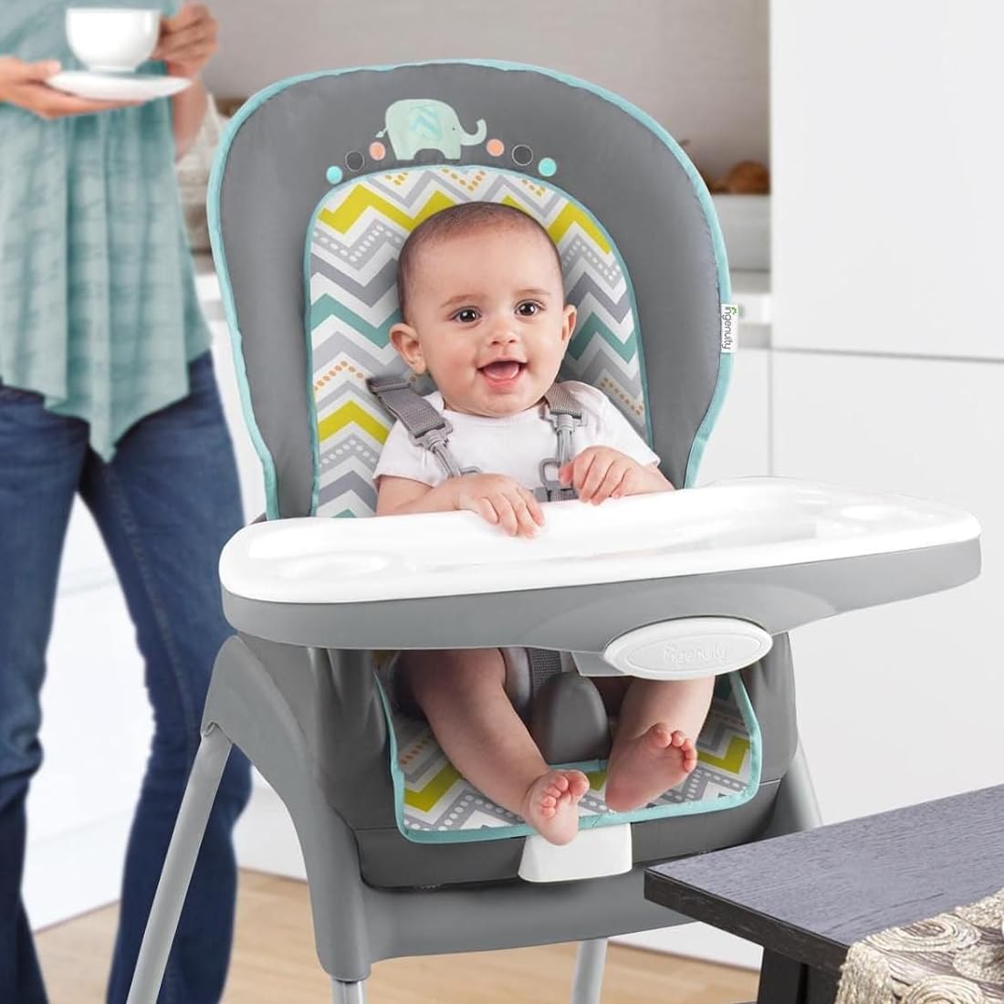 Cintura di Sicurezza, Cinture Universali per Seggiolone Imbracatura per Seggiolone Cinghie per Seggiolone a 5 Punti Regolabile Cintura di Sicurezza per Bambini per Seggiolone Passeggino Attacco